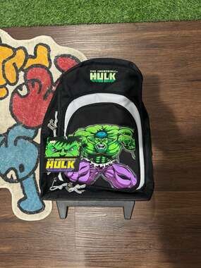 Vintage Y2K 2003 The Incredible Hulk Backpack